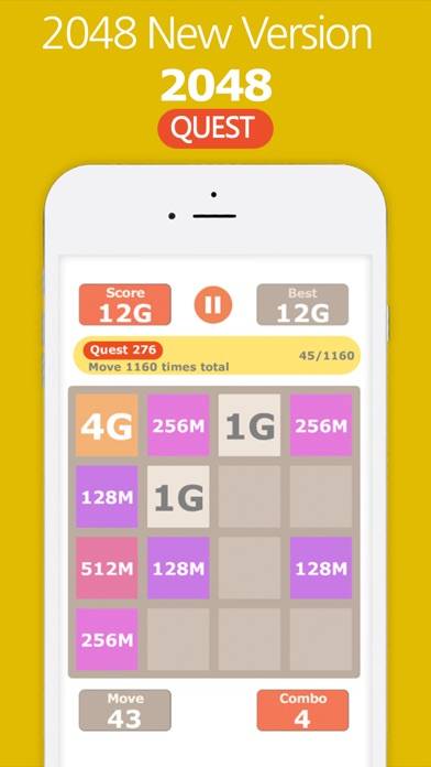 2048 Quest! iPhone Screenshot
