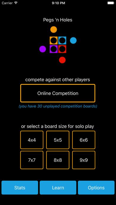 Pegs 'n Holes iPhone Screenshot