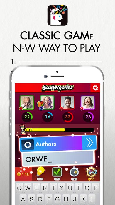 Scattergories iPhone Screenshot