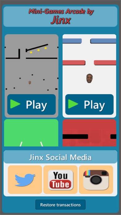 Mini-Games Arcade by Jinx iPhone Screenshot