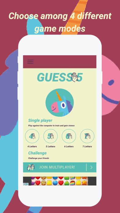 Guess5 iPhone Screenshot