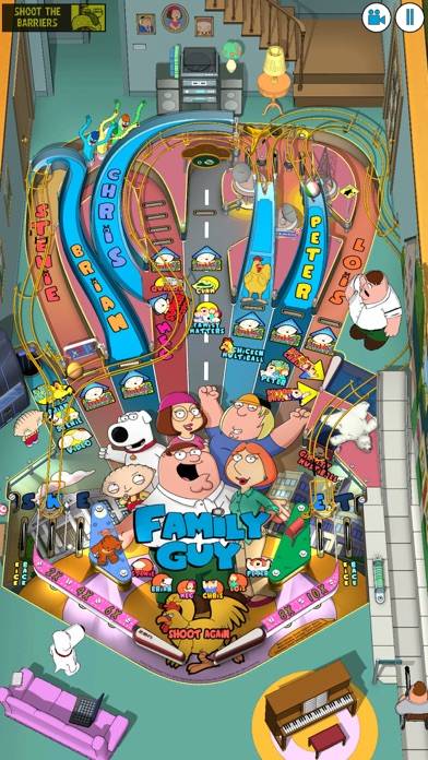 Family Guy Pinball iPhone Screenshot