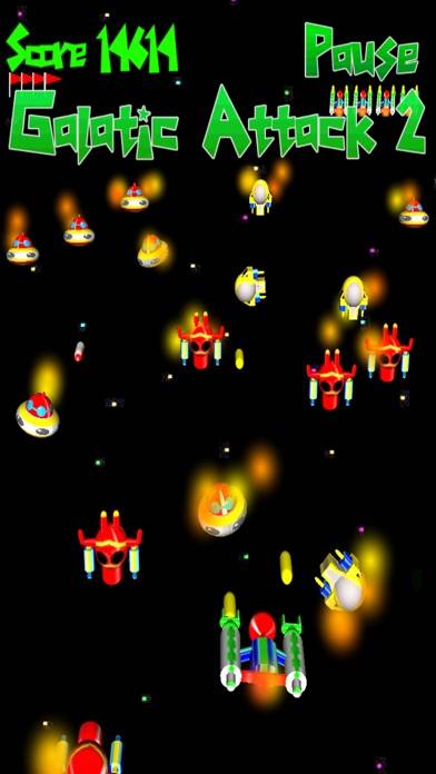 Galatic Attack 2 Pro iPhone Screenshot