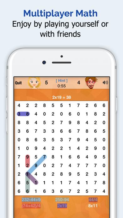 Math Mastery Multiplayer iPhone Screenshot