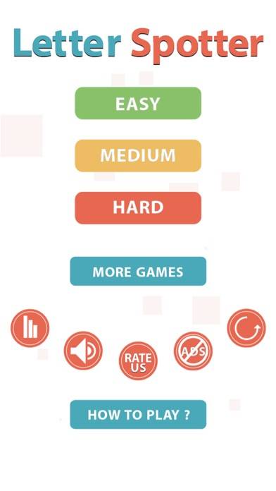Letter Spotter iPhone Screenshot