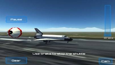 Space Shuttle Landing Simulator iPhone Screenshot