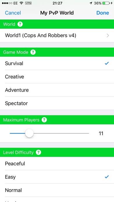 Plug Pocketmine for Minecraft PE iPhone Screenshot