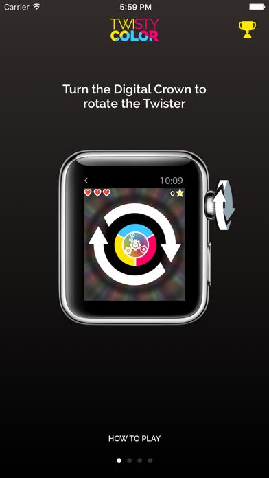 Twisty Color for Apple Watch iPhone Screenshot