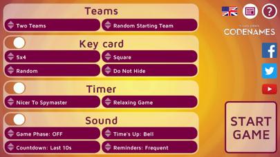 Codenames Gadget iPhone Screenshot