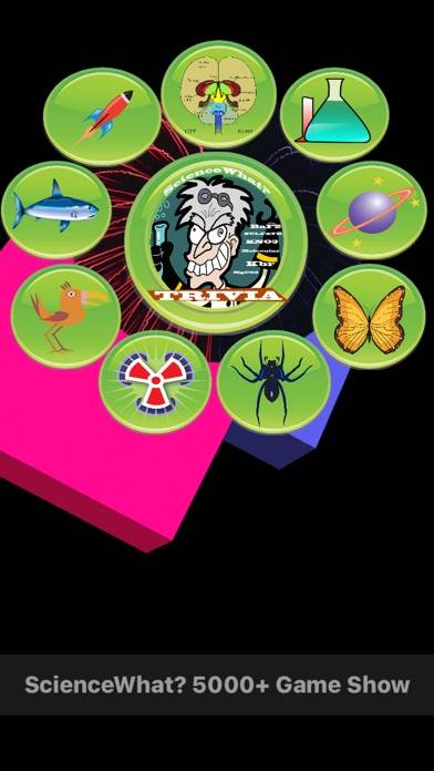 ScienceWhat? 5000 plus Trivia Game Show iPhone Screenshot