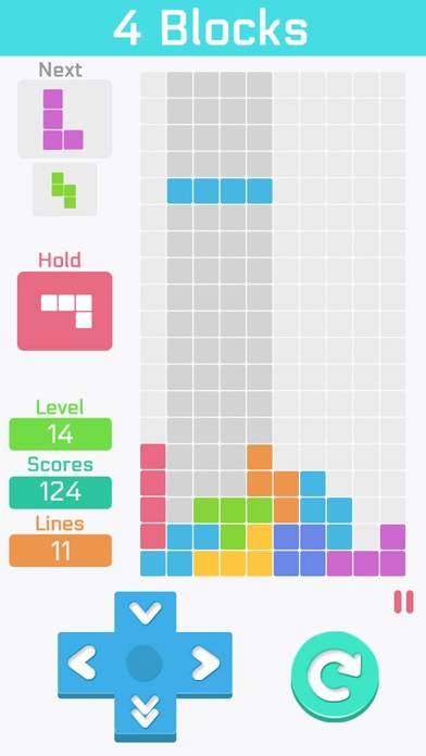 4 Blocks! iPhone Screenshot