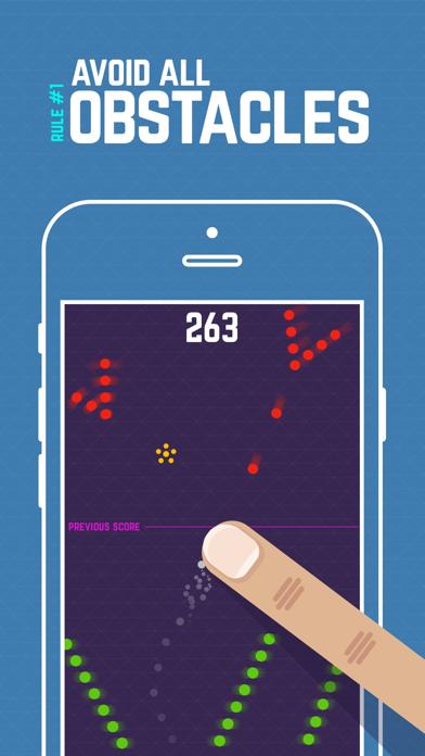 Finger Hero : Avoid obstacles iPhone Screenshot