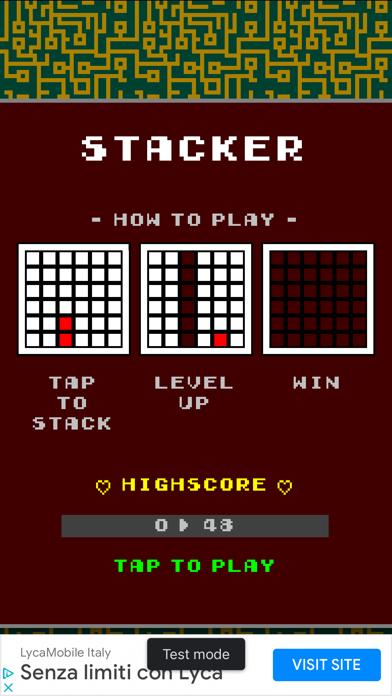 Stacker iPhone Screenshot