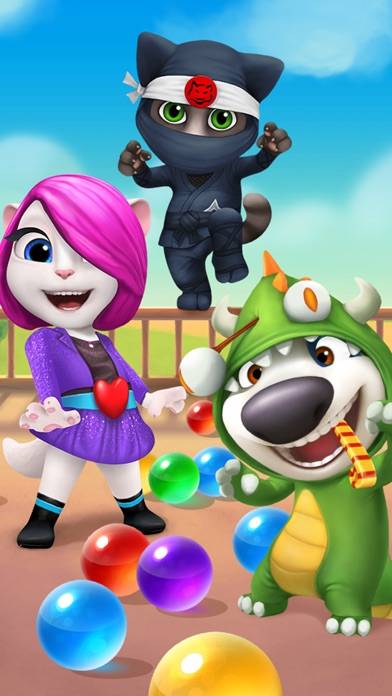 Talking Tom Bubble Shooter iPhone Screenshot