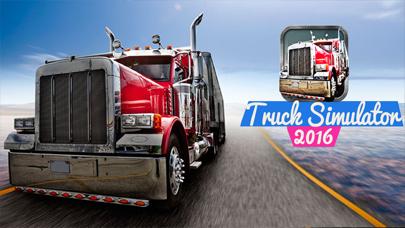 Truck Simulator 2016-Free iPhone Screenshot