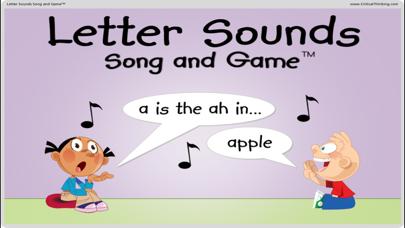 Letter Sounds Song and Game™ iPhone Screenshot