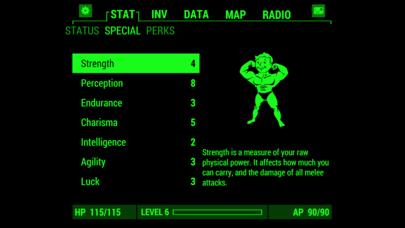 Fallout Pip-Boy iPhone Screenshot
