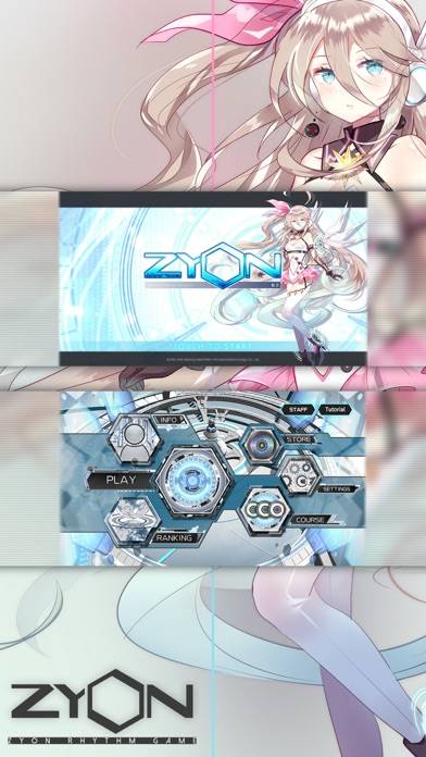 Zyon_RhythmGame iPhone Screenshot