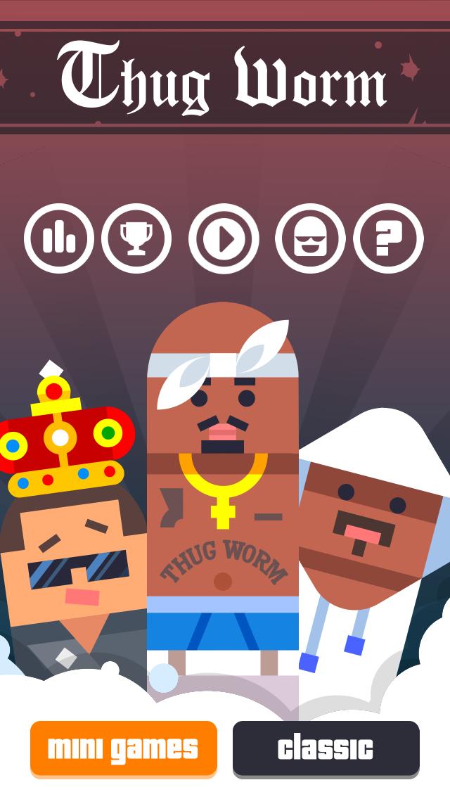 Thug Worm iPhone Screenshot