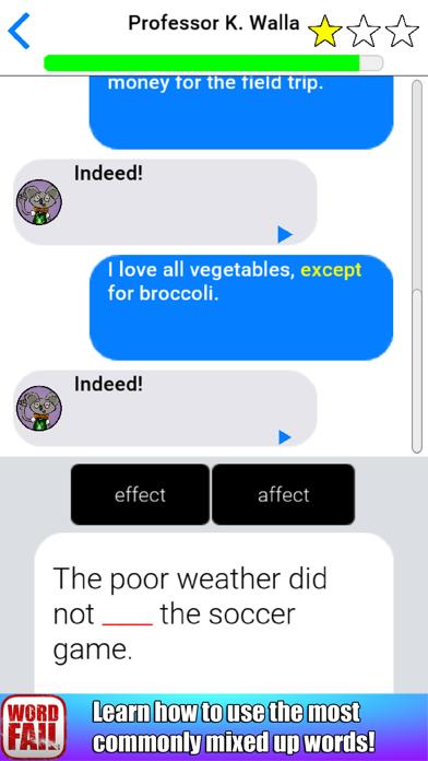 WordFail iPhone Screenshot