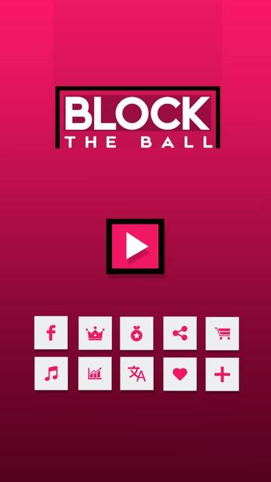 Block The Ball iPhone Screenshot