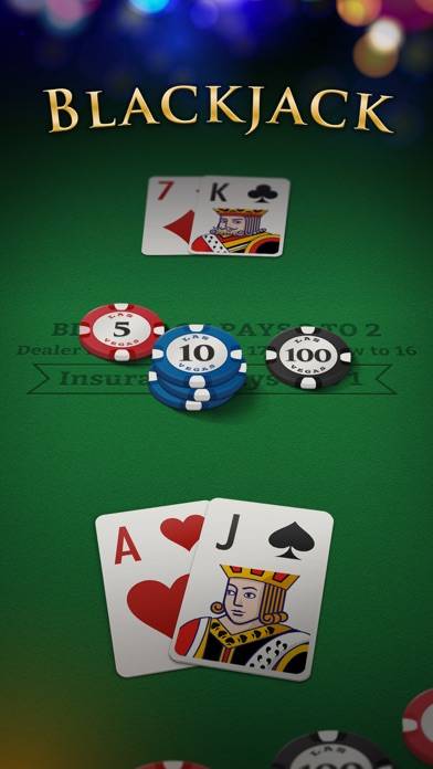 Blackjack ∙ iPhone Screenshot