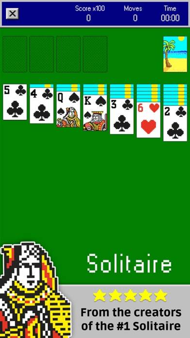 Solitaire Retro ∙ iPhone Screenshot