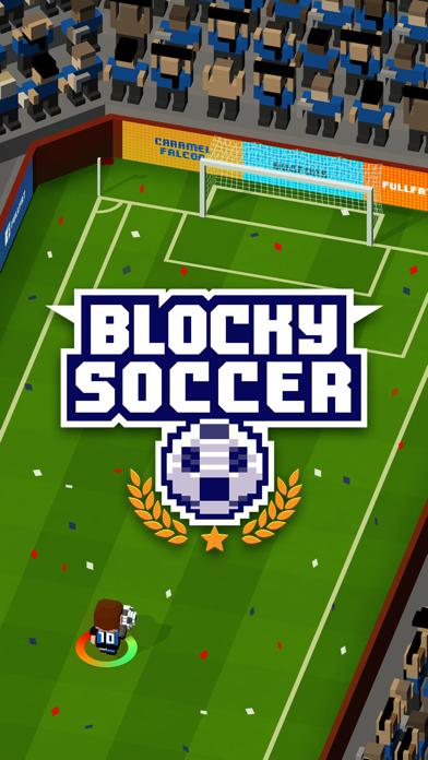Blocky Soccer iPhone Screenshot