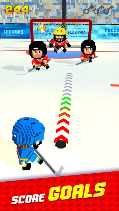 Blocky Hockey iPhone Screenshot
