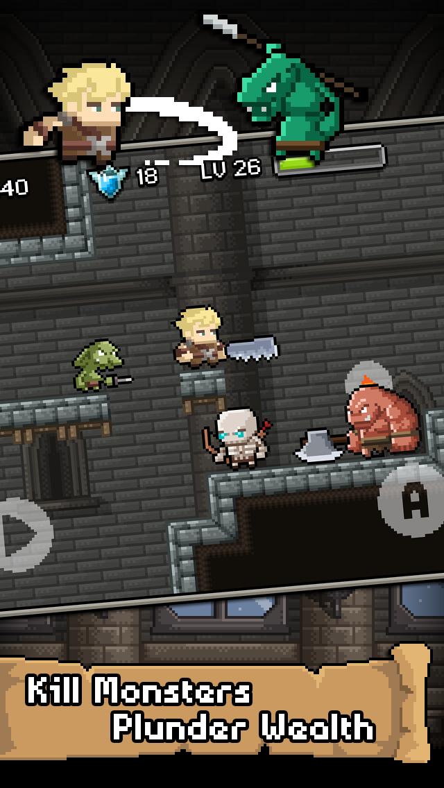 Don't die in dungeons iPhone Screenshot