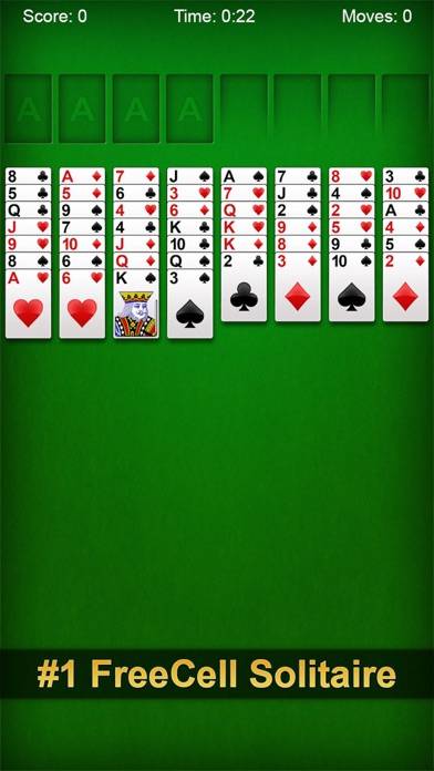 FreeCell Solitaire Pro ▻ iPhone Screenshot