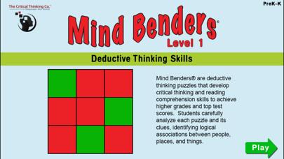 Mind Benders Level 1 iPhone Screenshot