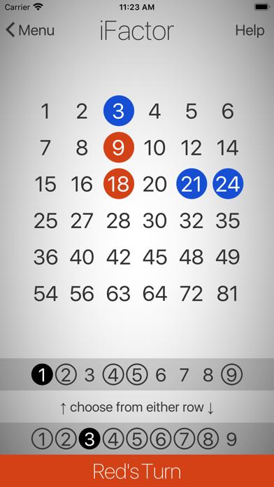 iFactor iPhone Screenshot