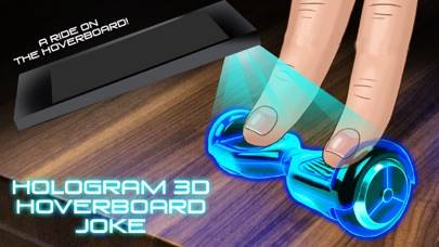 Hologram 3D Hoverboard Joke iPhone Screenshot