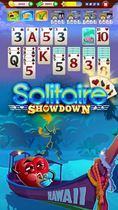 Solitaire Showdown iPhone Screenshot