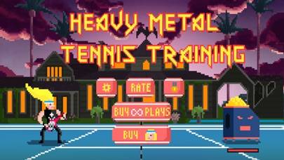 Heavy Metal Tennis Training iPhone Screenshot