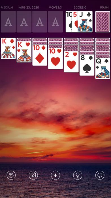 Solitaire Free: card games for adults iPhone Screenshot