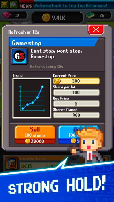Tap Tap Trillionaire iPhone Screenshot