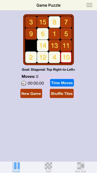 Puzzle 15,34 iPhone Screenshot