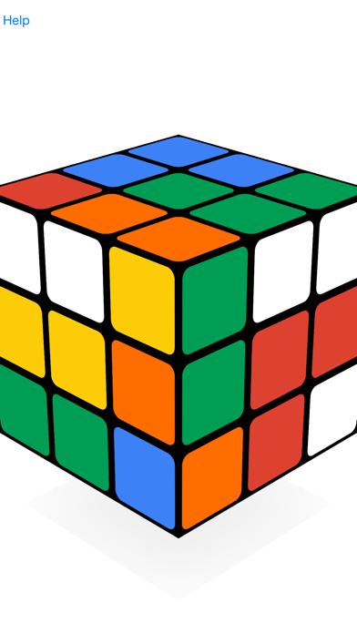 Cube 3D Random Play iPhone Screenshot