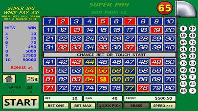 Super Keno iPhone Screenshot