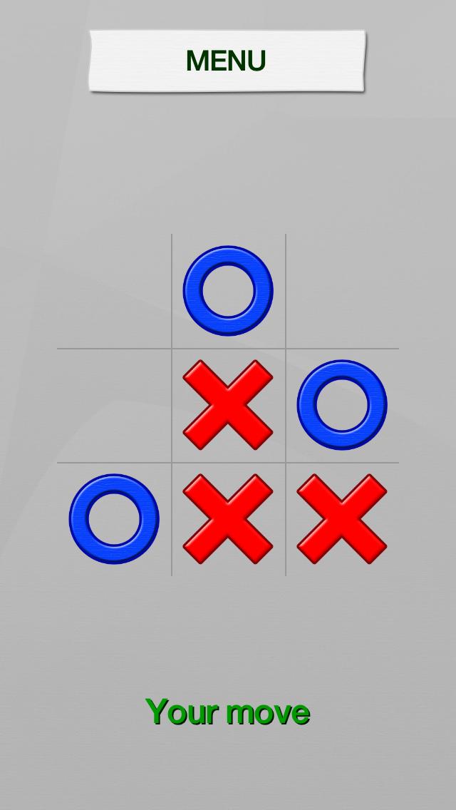 Tic Tac Toe Extra iPhone Screenshot