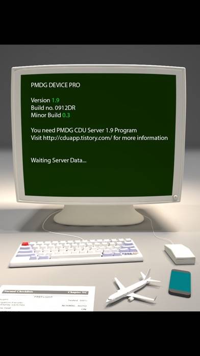 PMDG CDU DEVICE Pro iPhone Screenshot
