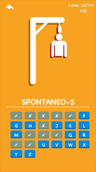 Hangman Free iPhone Screenshot