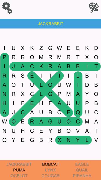 Word Search Epic iPhone Screenshot