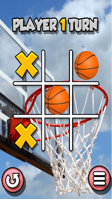 Basketball Tic-Tac-Toe (2-Player) iPhone Screenshot