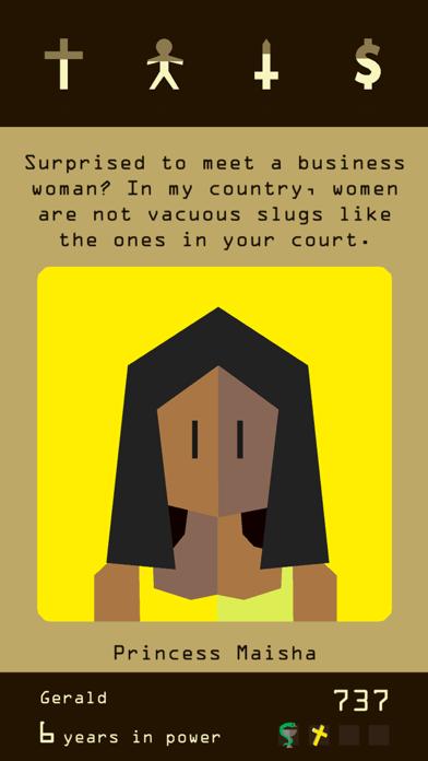Reigns iPhone Screenshot