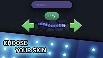 Glowing Snake: Slither Skins and Mods iPhone Screenshot