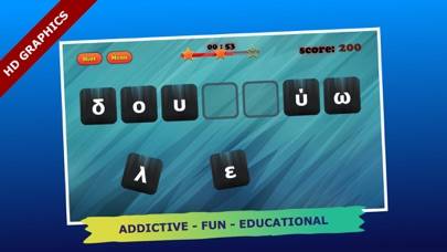 Anagrams Pro Greek Edition iPhone Screenshot