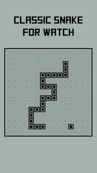 Classic Snake For Watch iPhone Screenshot